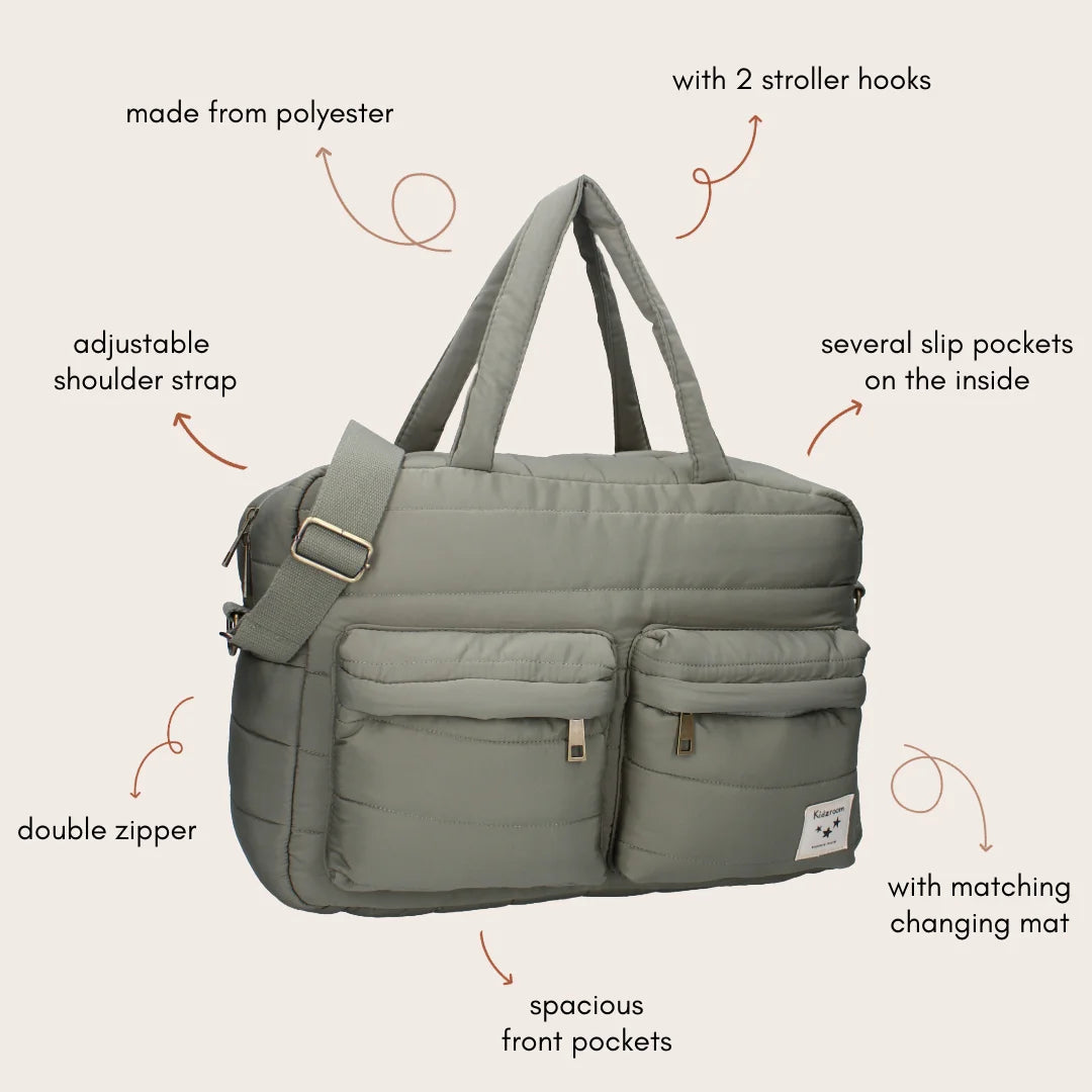 Diaper bag Kidzroom Care Vienna , Green