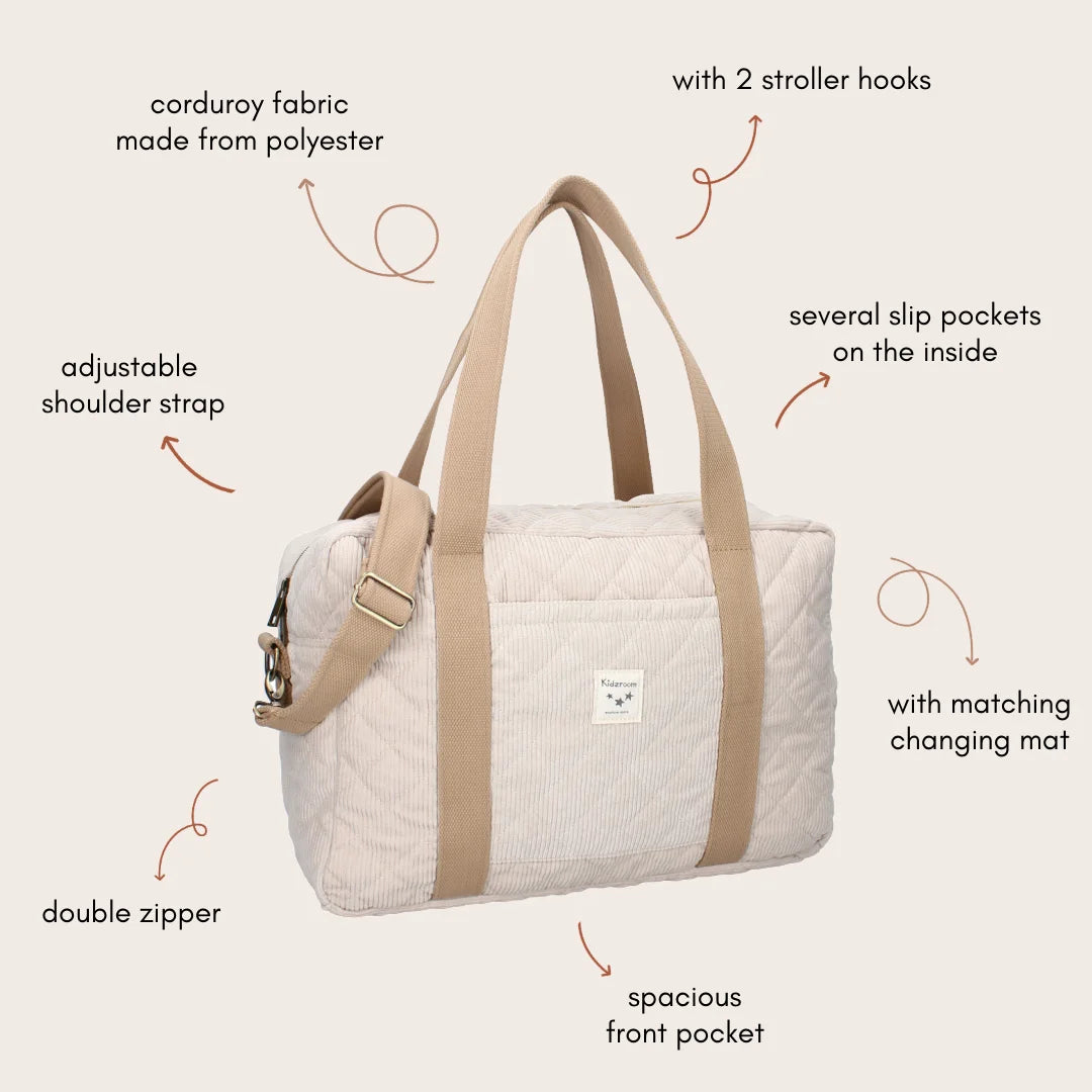 Diaper bag Kidzroom Care Milan, Beige