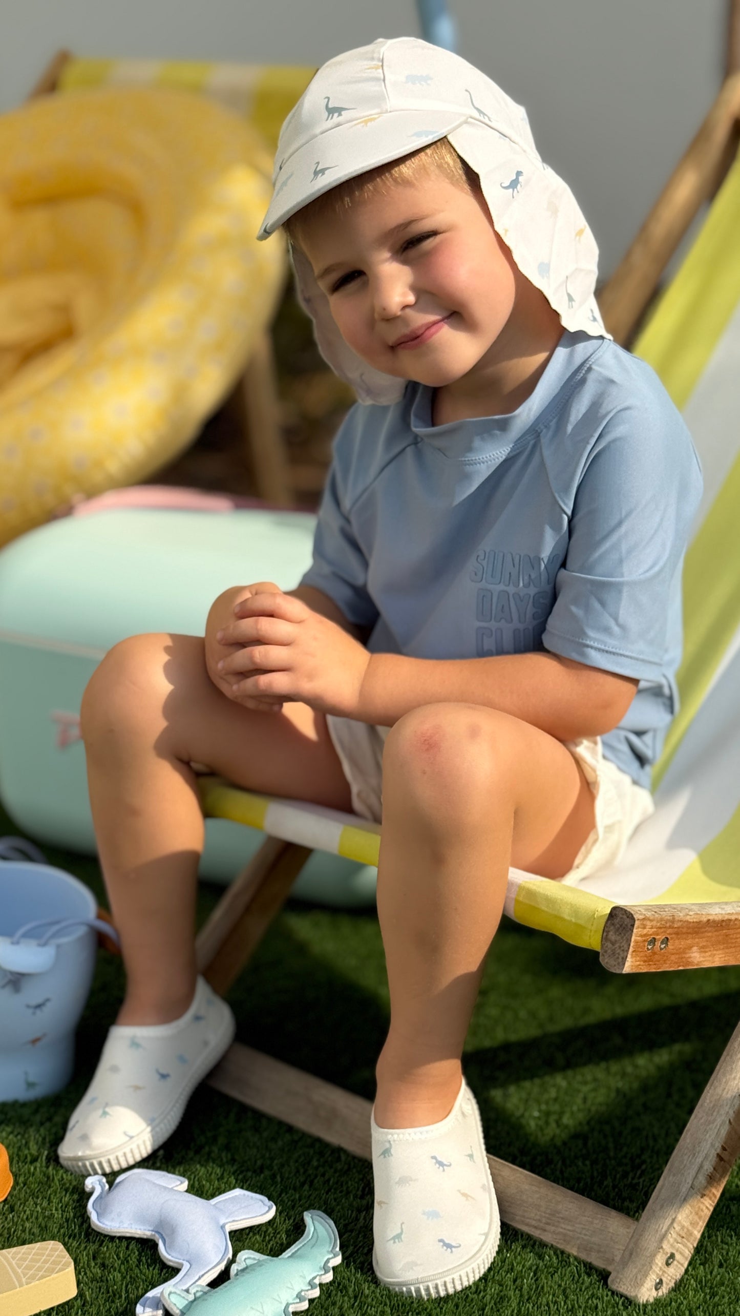 Dino Baby Sun Swim Hat by Swim Essentials