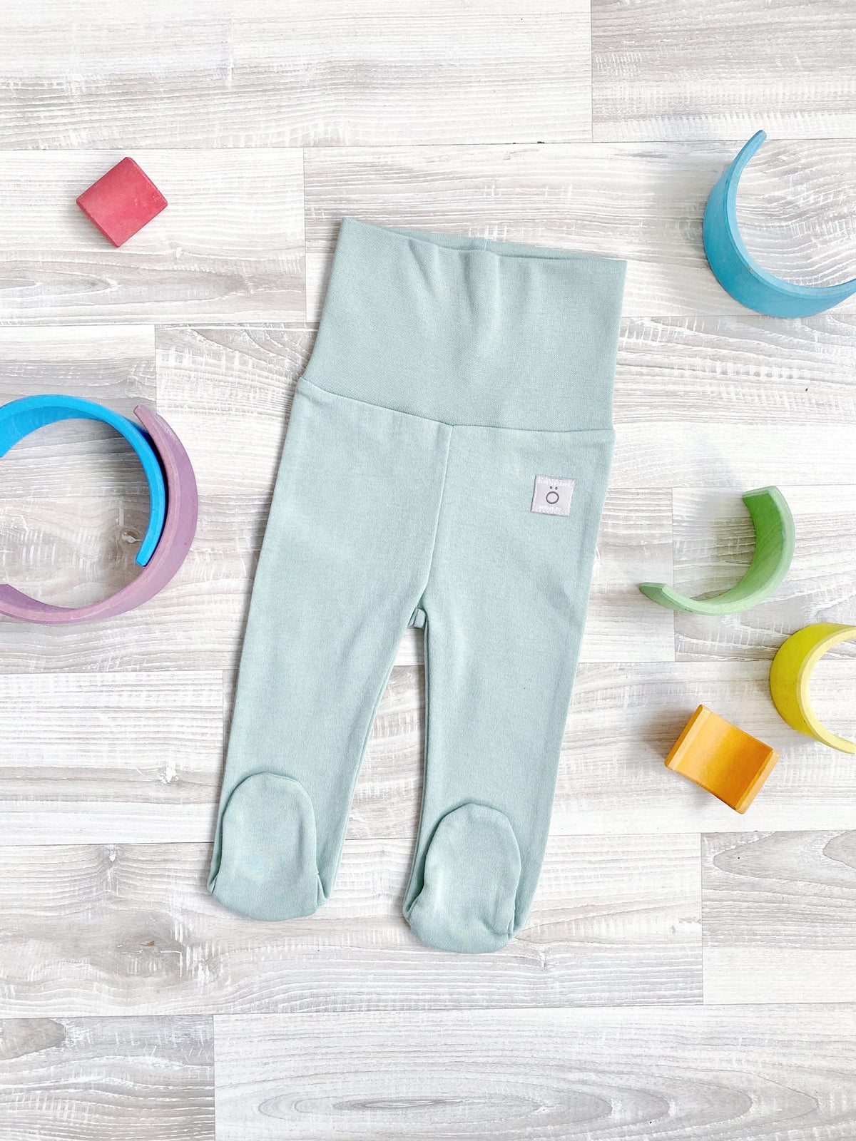 Footed Pants Magic Mint by MJÖLK
