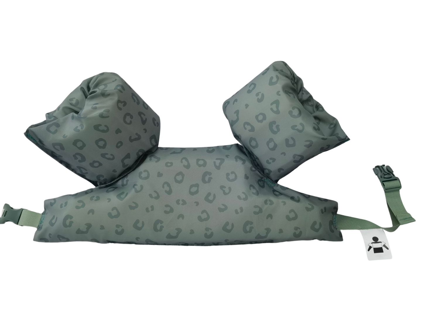 Green Leopard Puddle Jumper 2-6 years by Swim Essentials