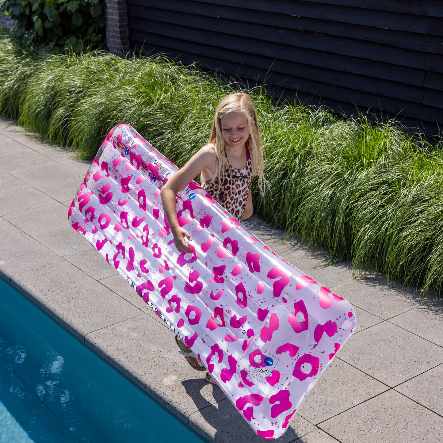 Neon Rose Transparent Lie on Luxe Version - By Swim Essentials
