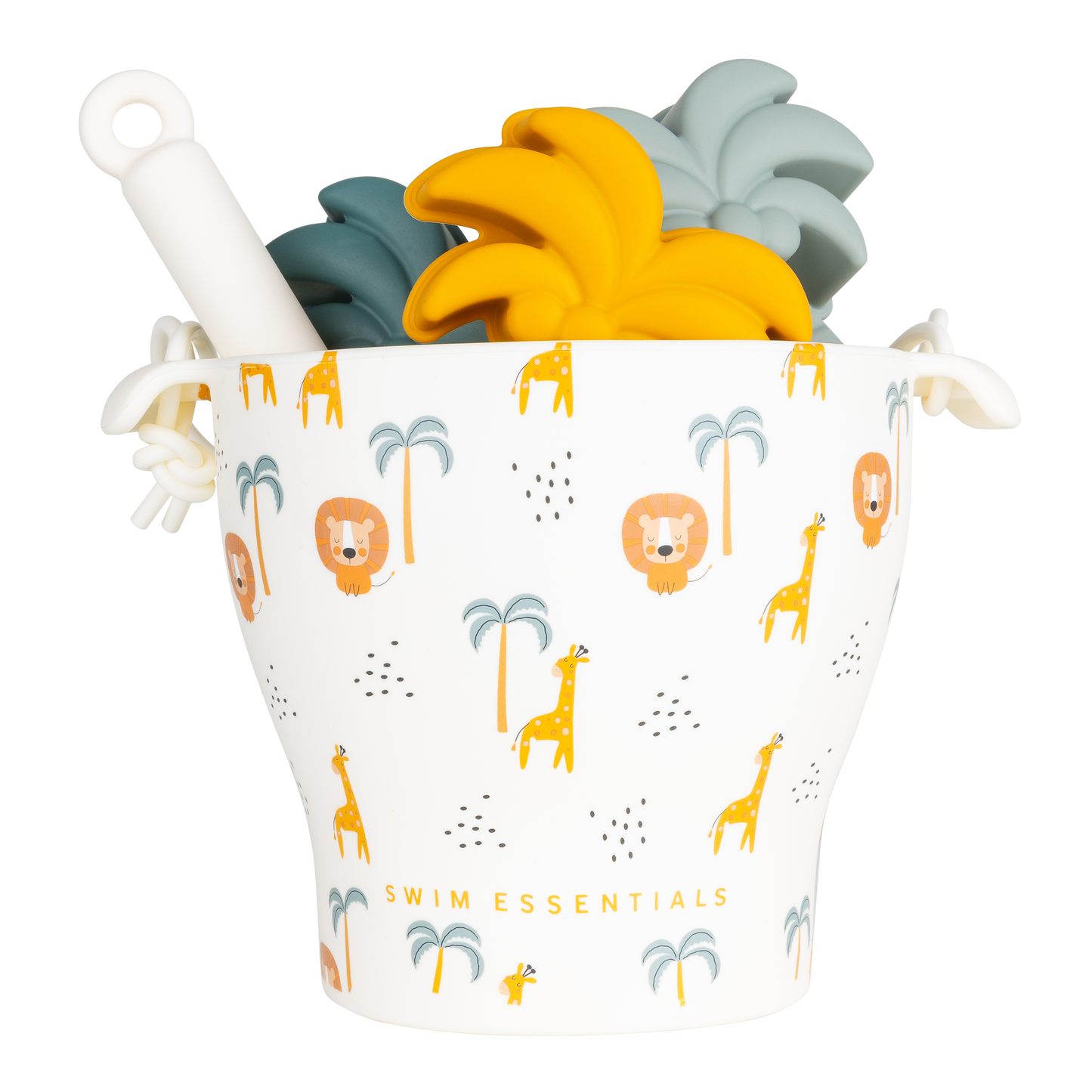 Jungle Silicone Sand Bucket set by Swim Essentials