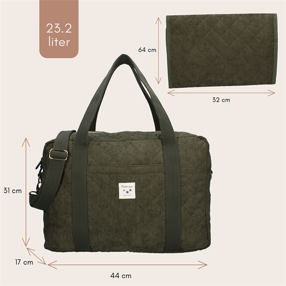 Diaper bag Kidzroom Care Milan, Green