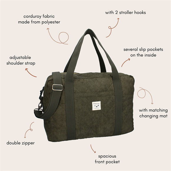 Diaper bag Kidzroom Care Milan, Green