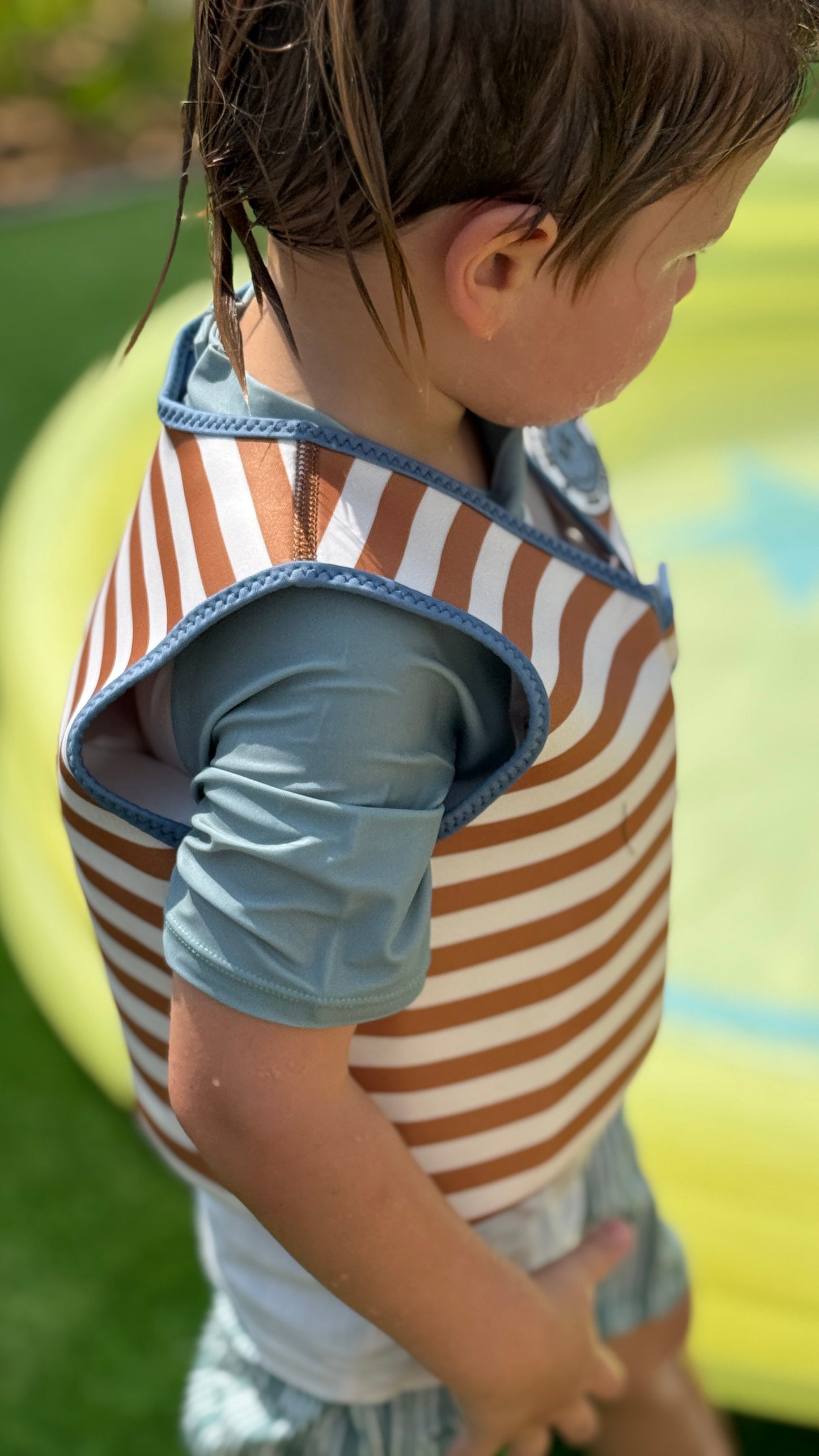 Softlines Brown Swimming Vest 3-6 years 18-30 kg by Swim essentials