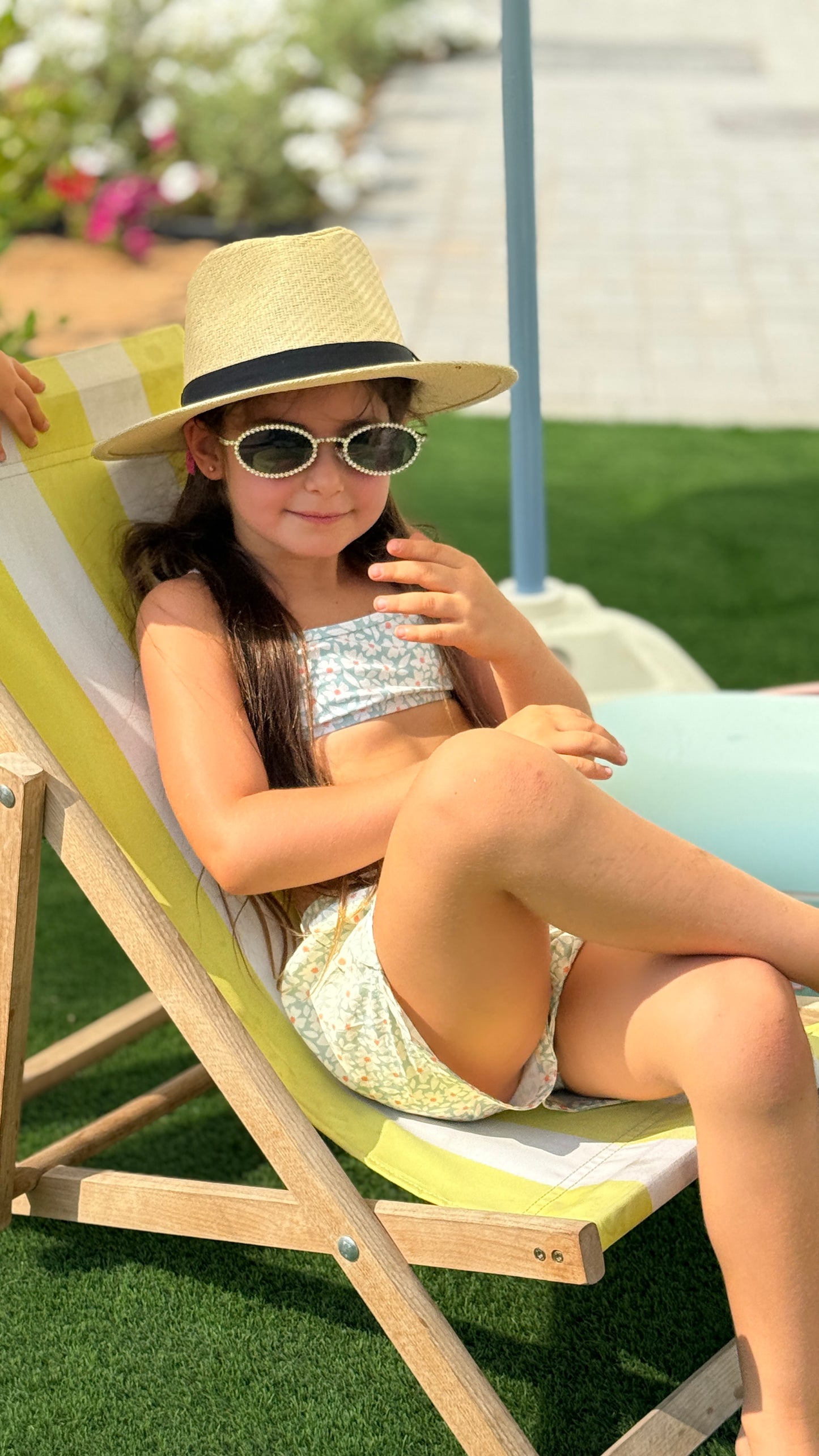 Florish Green Girl shorts by Swim Essentials