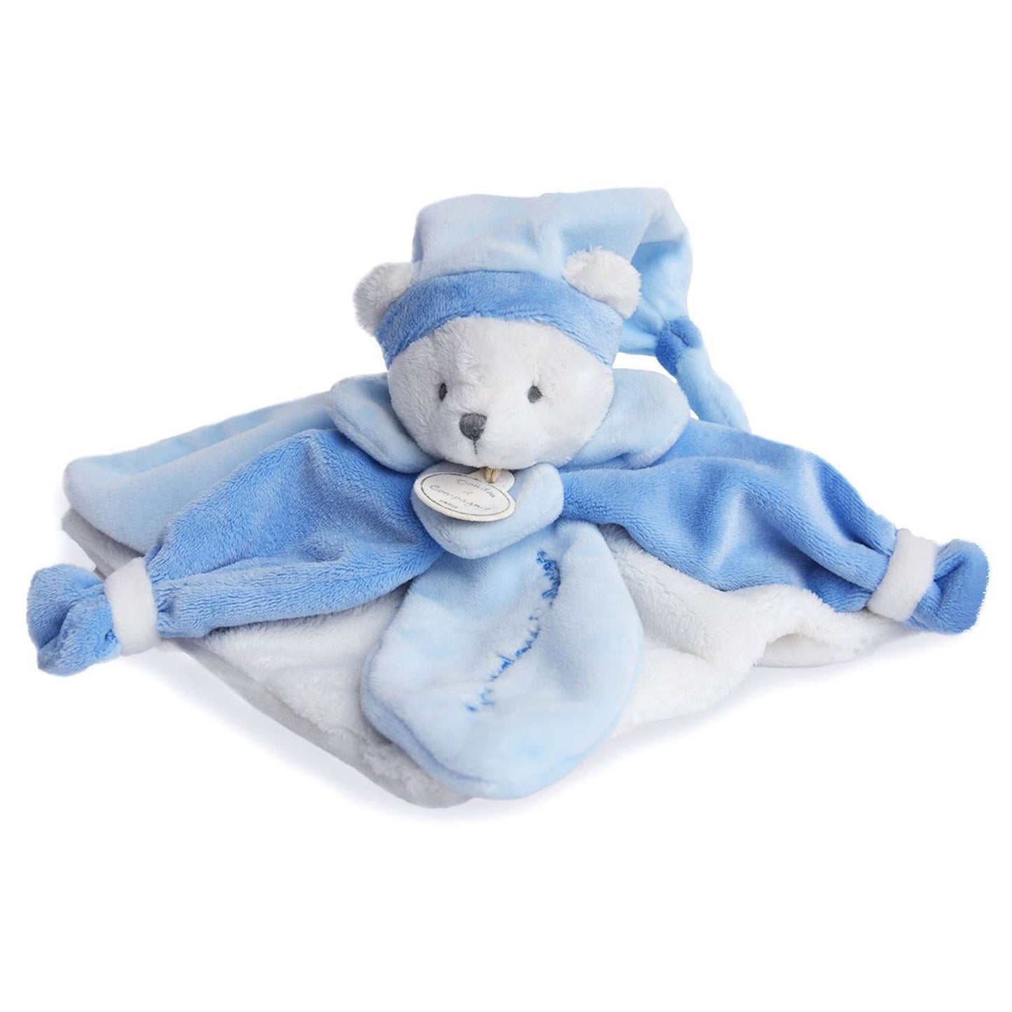 Comforter bear blue 24 cm by Doudou et Compagnie