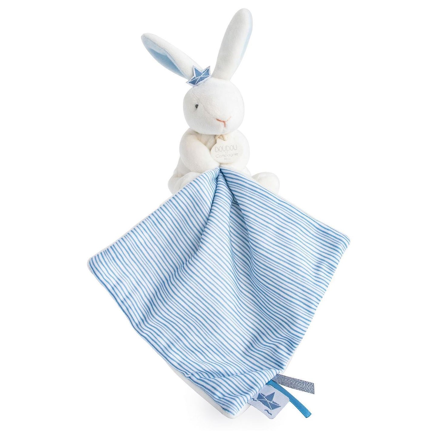 Sailor bunny comforting toy 10 cm blue by Doudou et Compagnie