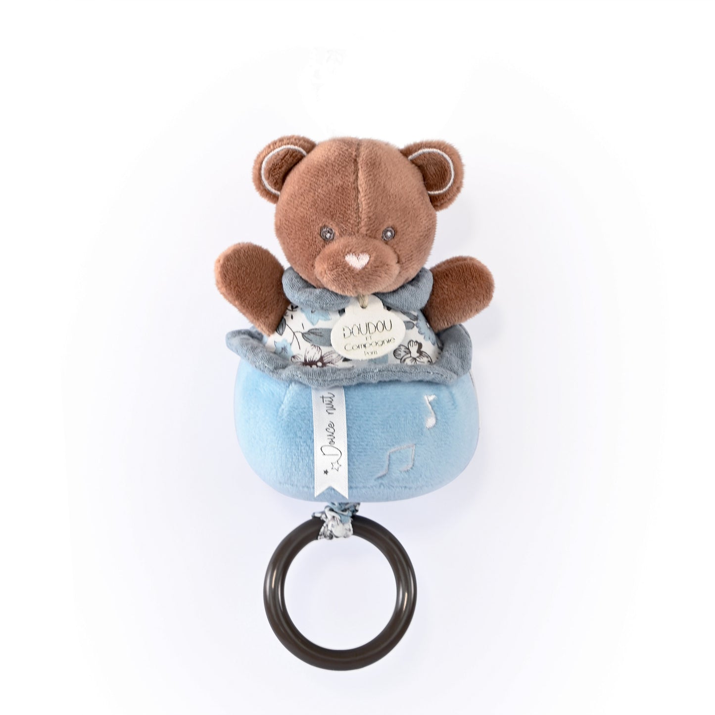 Bohemian collection - Bear musical toy 20 cm by Doudou et Compagnie