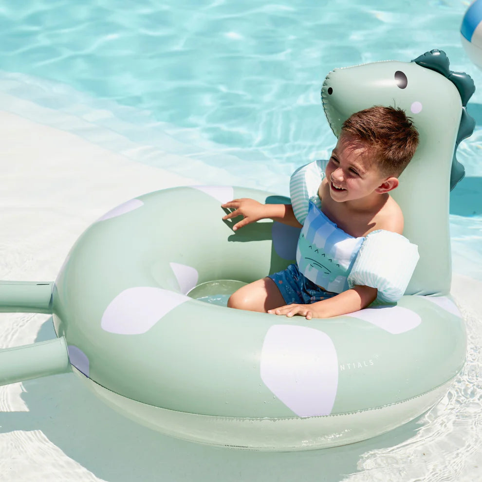Dino Green Swimring 95 cm - By Swim Essentials