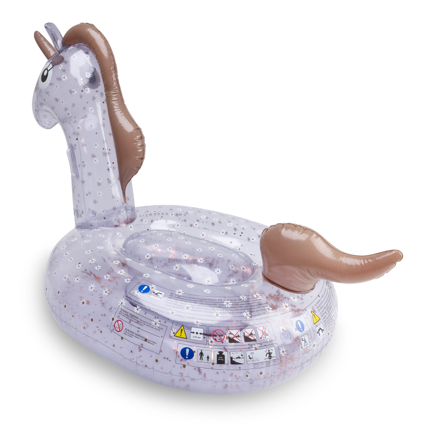 Dreamscape Daisy Flowers Unicorn Ride-on 150 cm by Swim Essentials