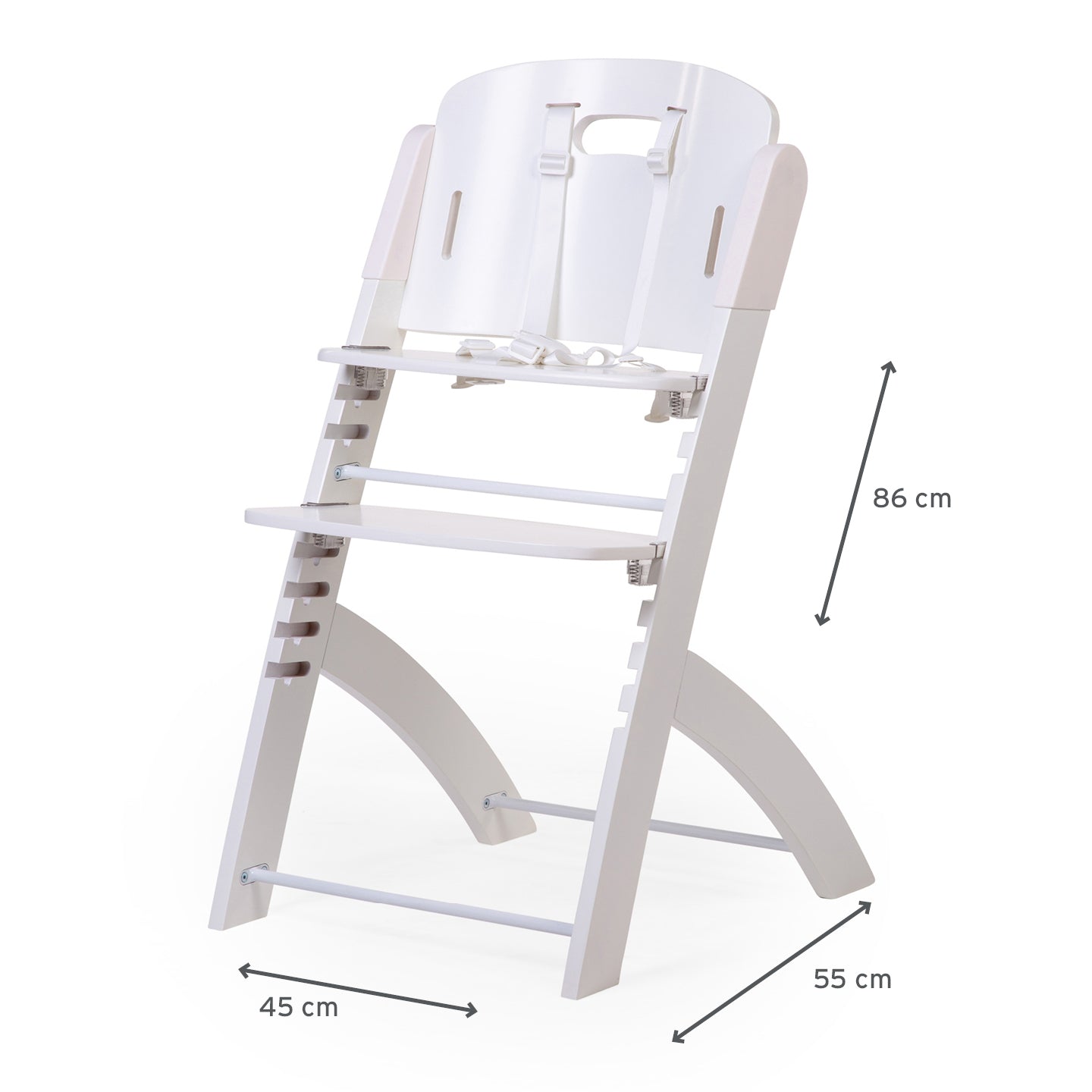 EVOSIT HIGH CHAIR + FEEDING TRAY by Childhome