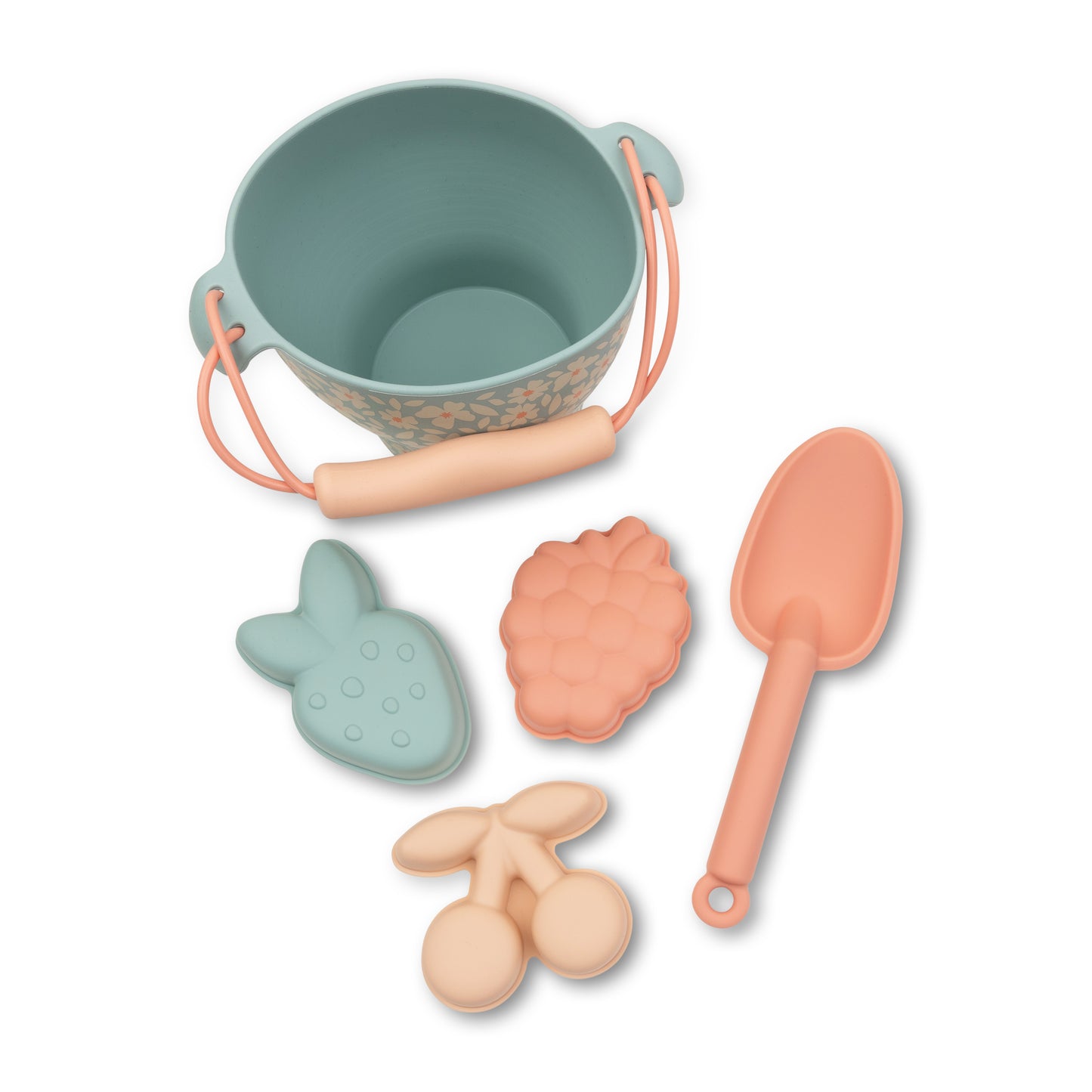 Florish Green Silicone Sand Bucket set by Swim Essentials