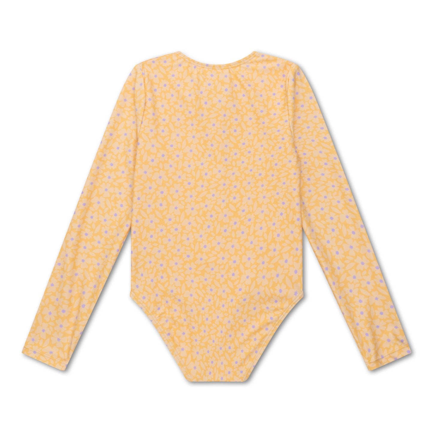 Florish Yellow Swimsuit girl long sleeves by Swim Essentials