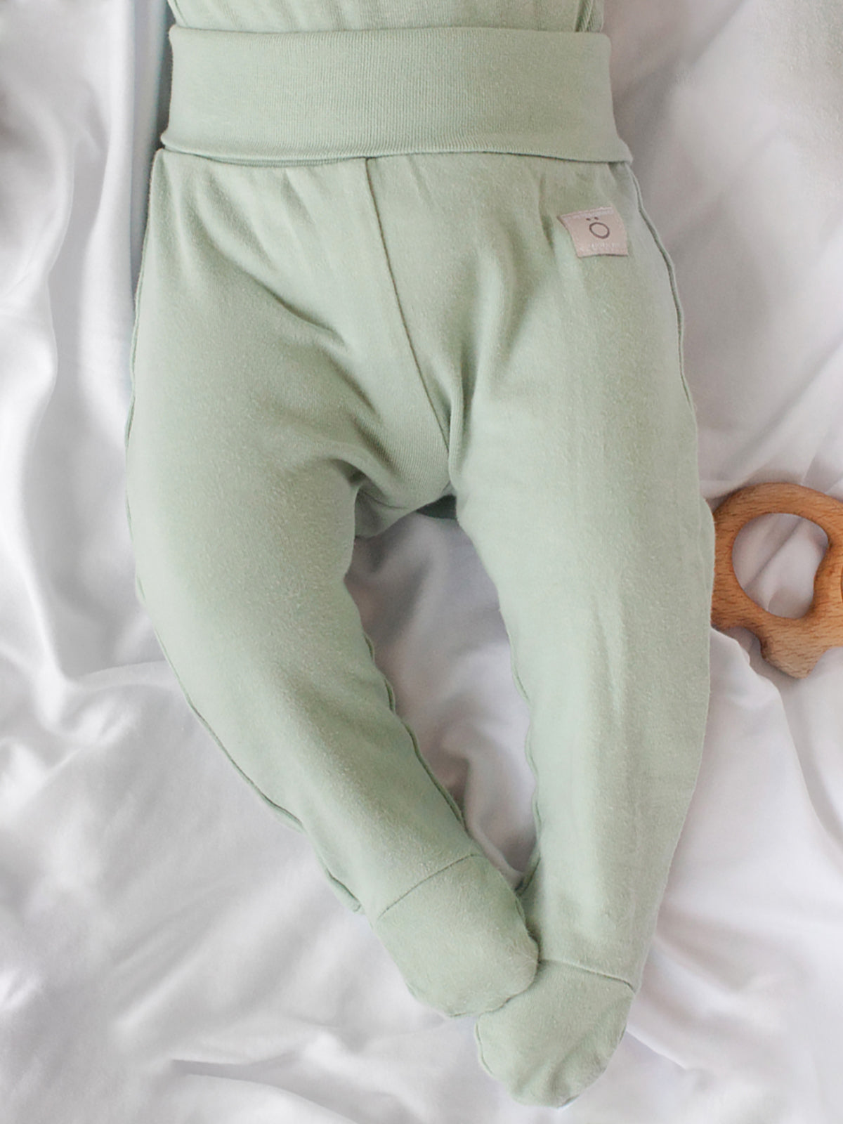 Footed Pants Magic Mint by MJÖLK