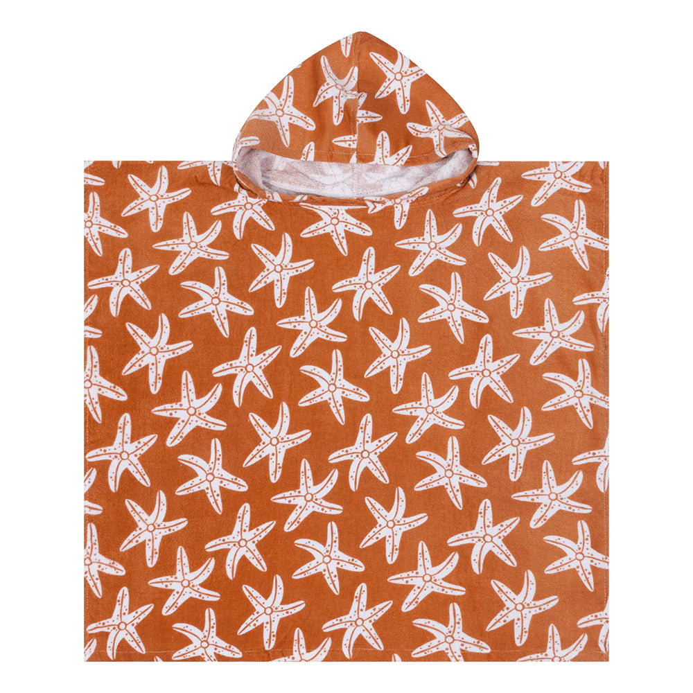 Sea Stars Print Poncho 65 x 65 cm by Swim Essentials