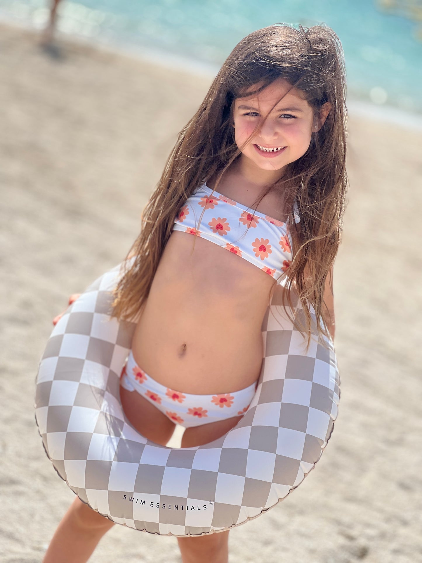 Flower Hearts print Bikini swimsuit by Swim Essentials