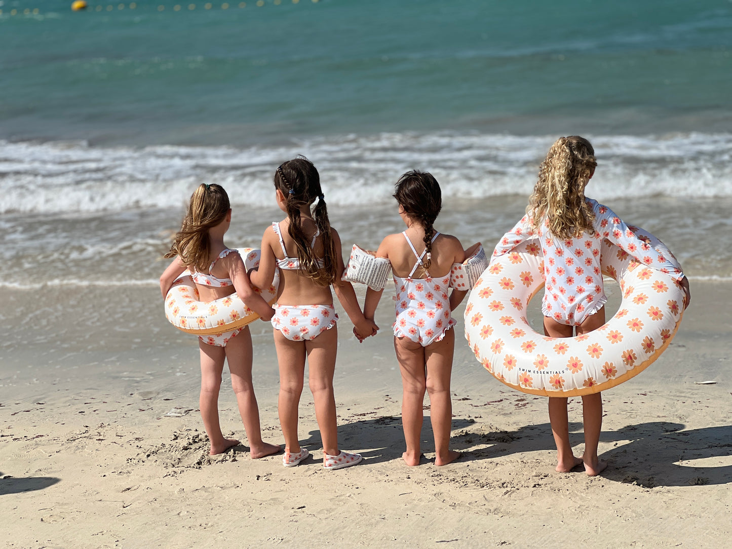 Flower Hearts print Swimsuit by Swim Essentials
