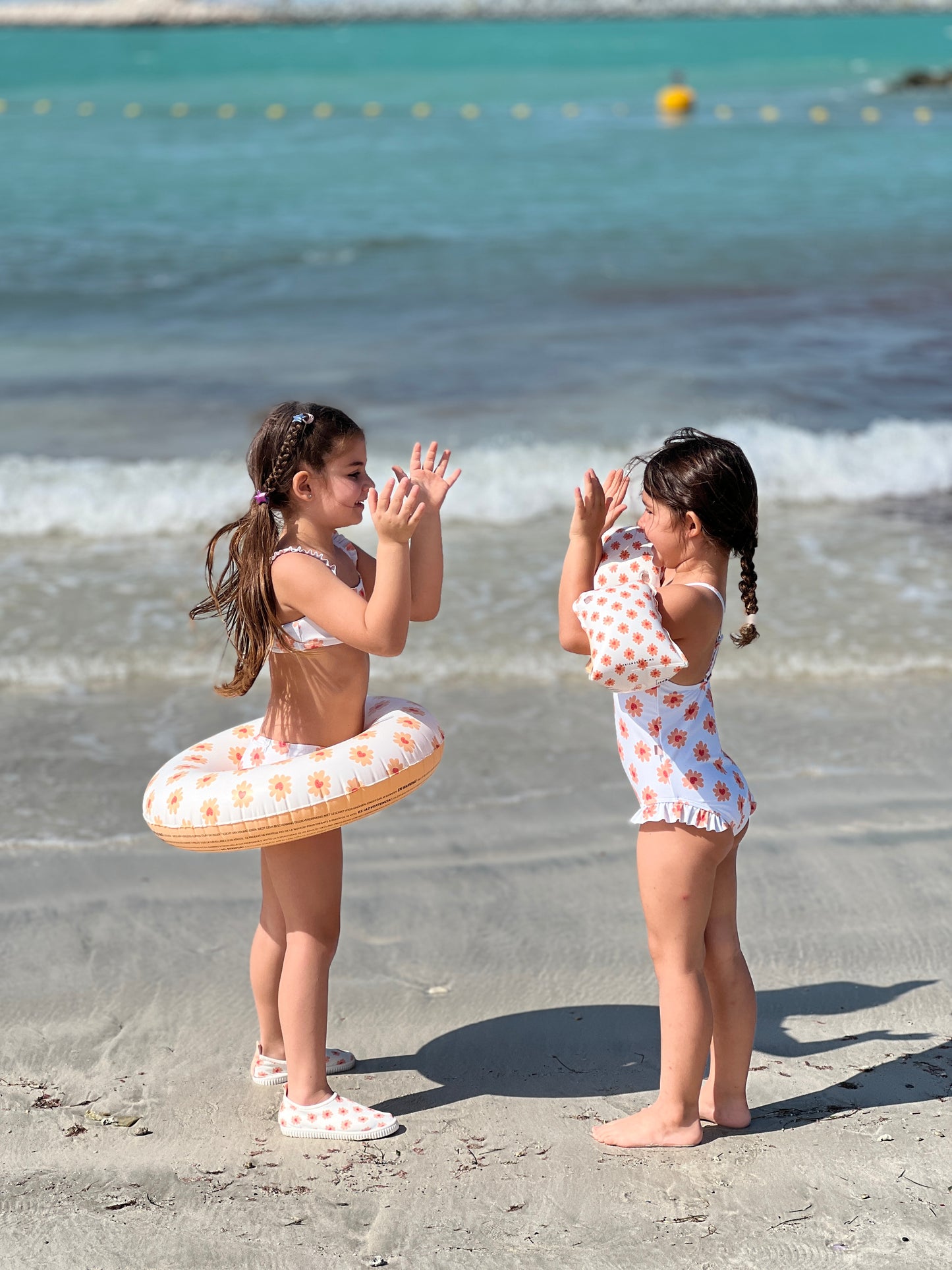 Flower Hearts print Swimsuit by Swim Essentials