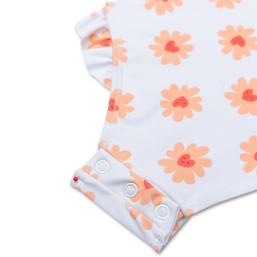 Flower Hearts print Swimsuit by Swim Essentials