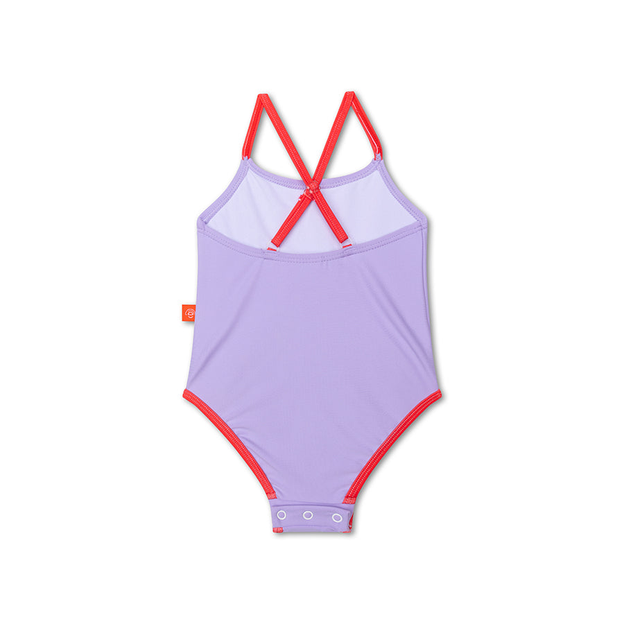 Purple print Swimsuit by Swim Essentials