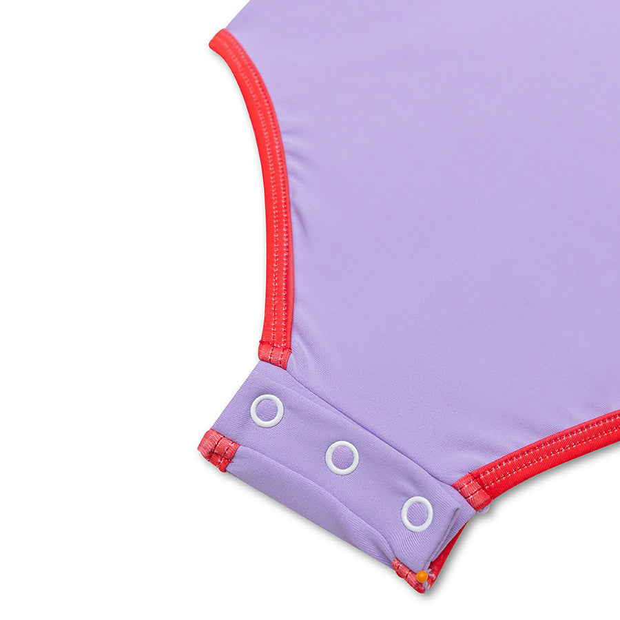 Purple print Swimsuit by Swim Essentials