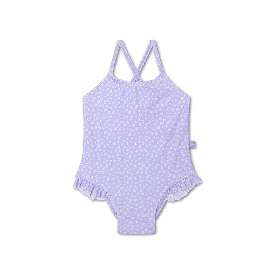 Lila leopard print Swimsuit by Swim Essentials