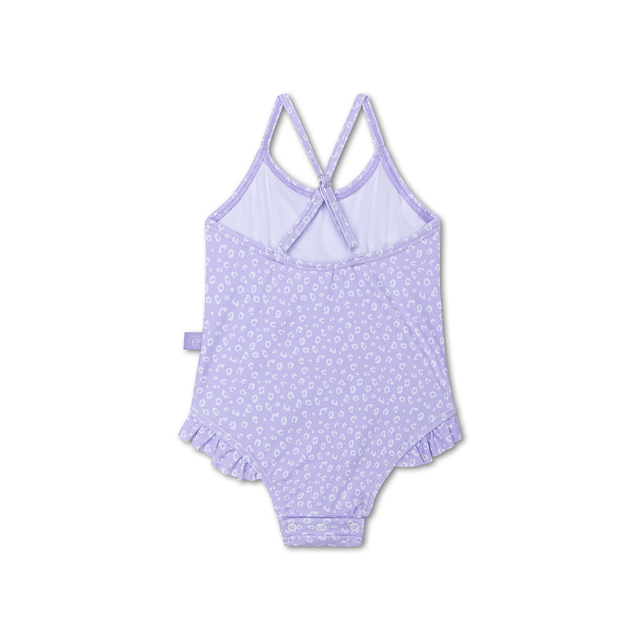 Lila leopard print Swimsuit by Swim Essentials