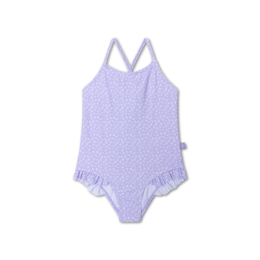 Lila leopard print Swimsuit by Swim Essentials