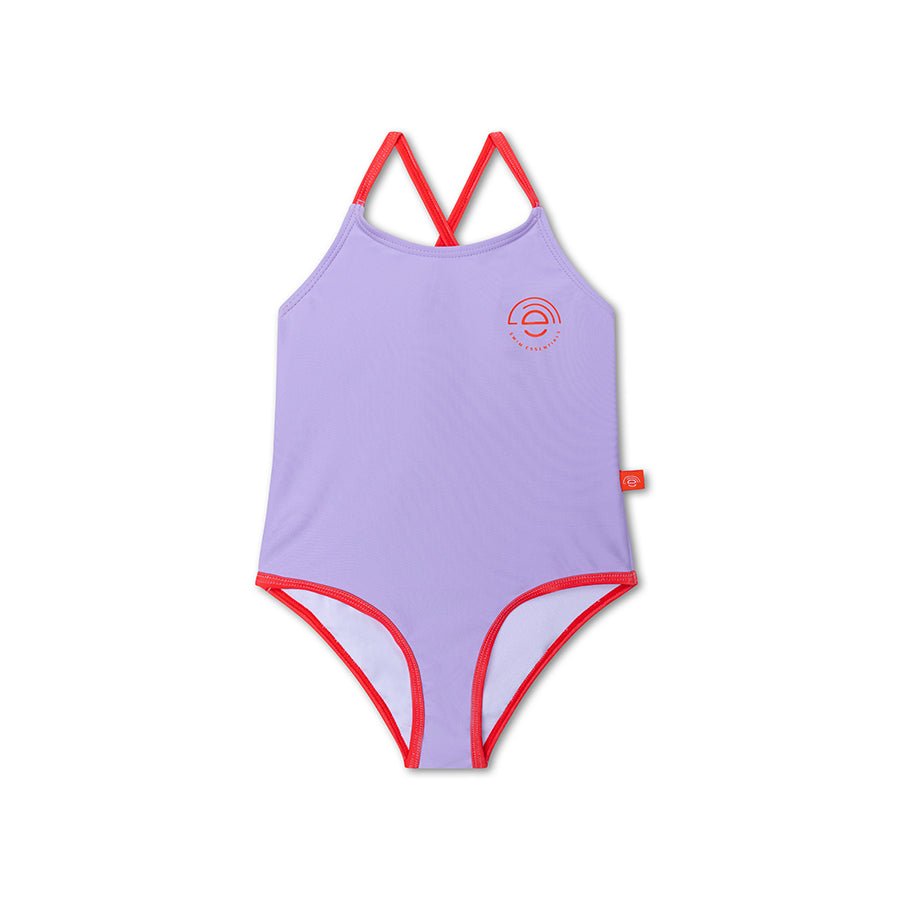 Purple print Swimsuit by Swim Essentials