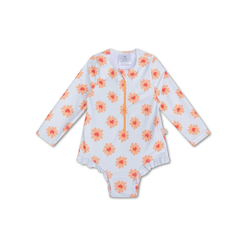 Flower Hearts - Swimsuit Girls Long Sleeves by Swim Essentials