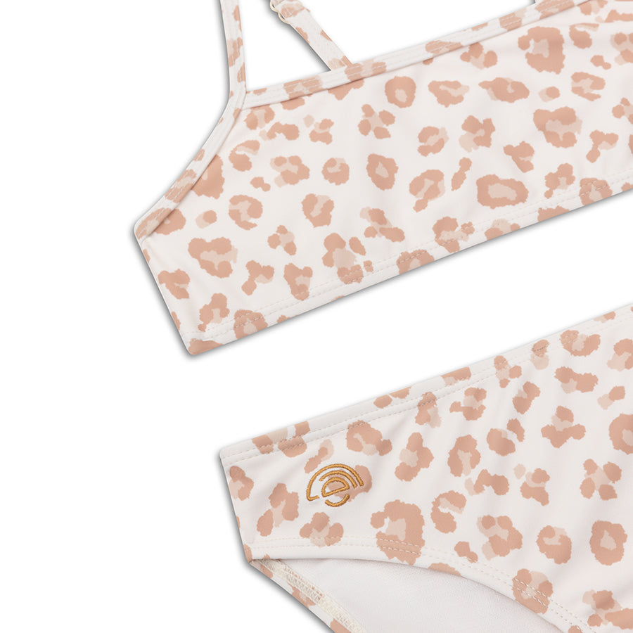 Beige Leopard Bikini swimsuit by Swim Essentials