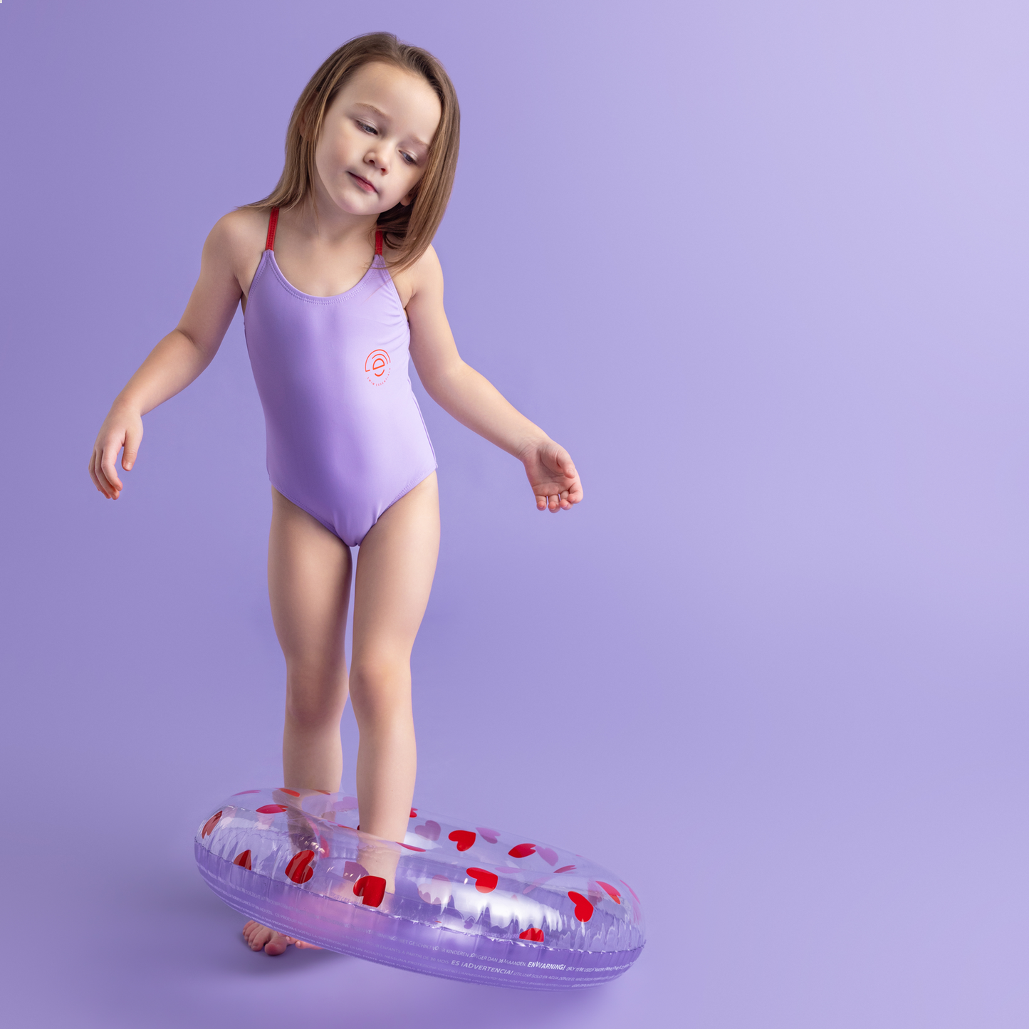 Purple print Swimsuit by Swim Essentials
