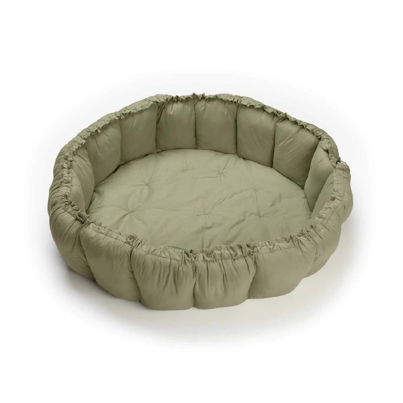 Bloom Organic Playmat and Storage Bag - Meadow Green by Play and Go