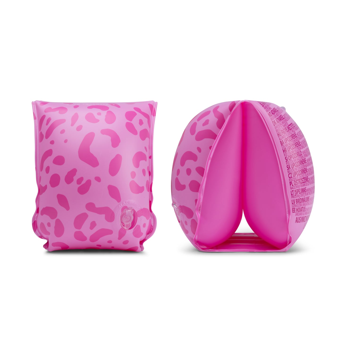 Neon Leopard Swimming Armbands 2-6 years By Swim Essentials