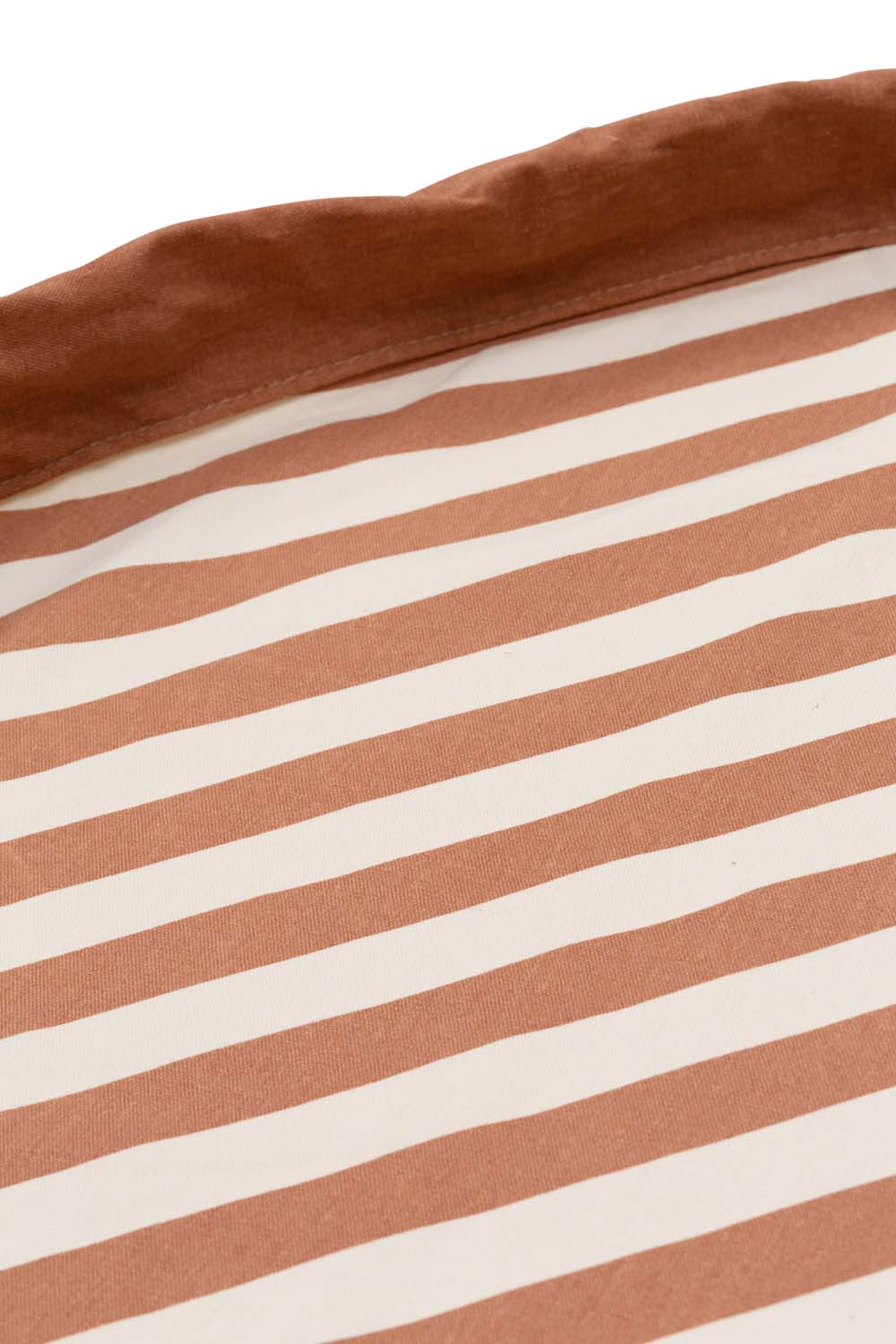 Playmat and Storage Bag – Brown Stripes by Play and Go