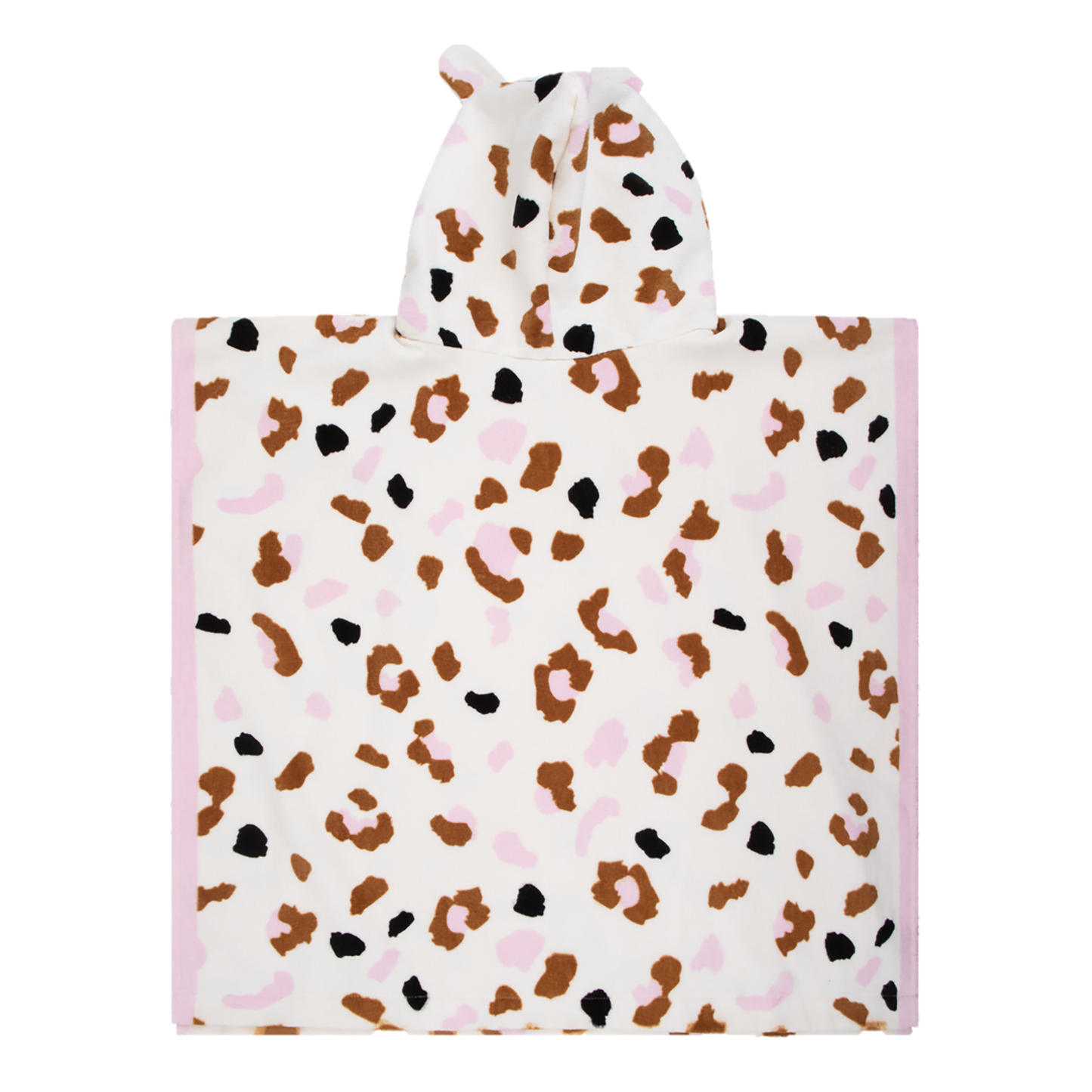 Khaki Panther Print Poncho 65 x 65 cm by Swim Essentials