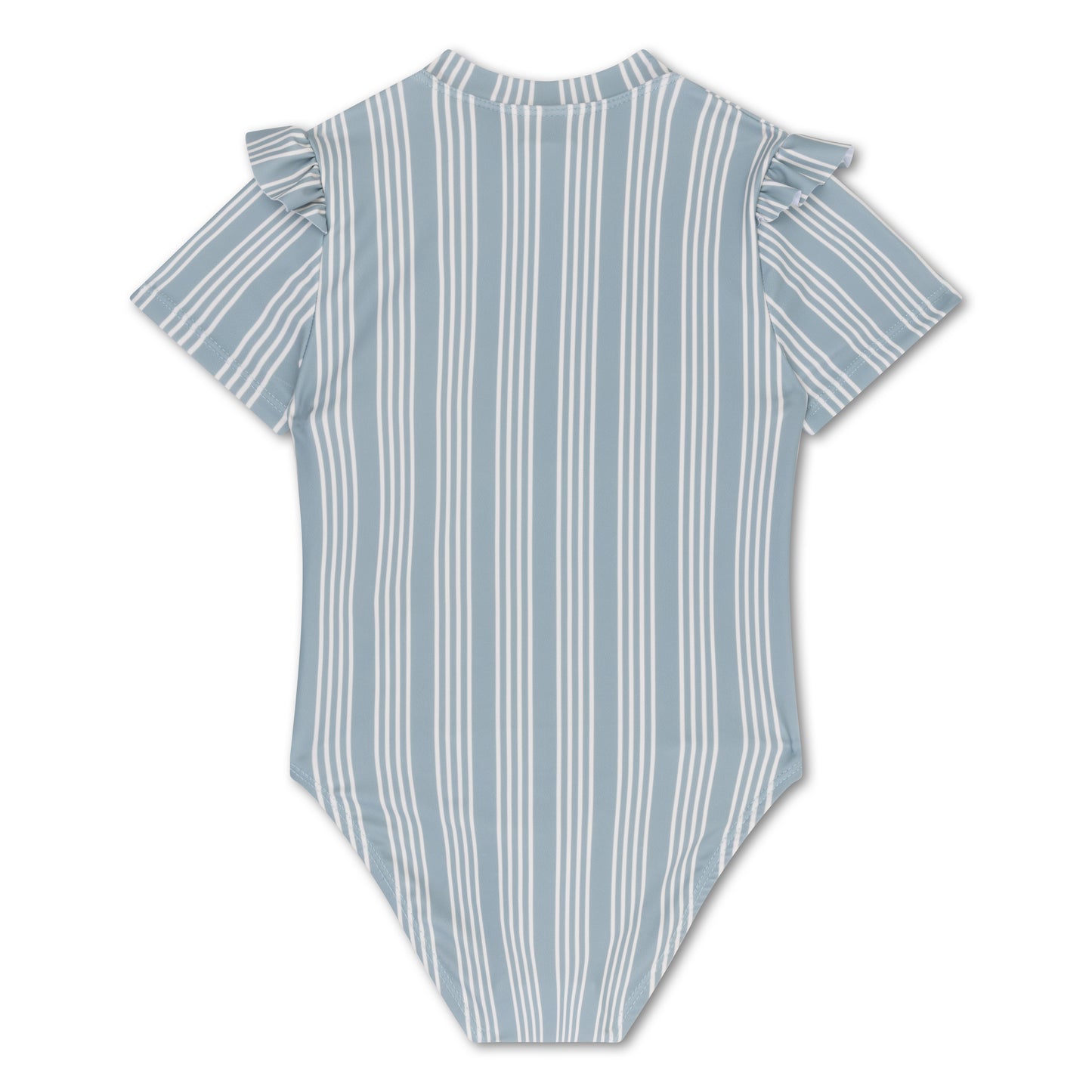 Resort stripe Swimsuit girl short sleeves by Swim Essentials