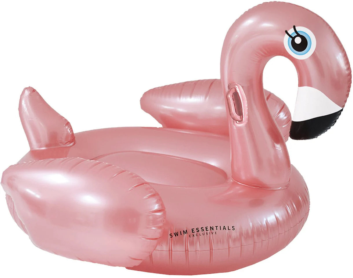 Rose Gold Flamingo Ride-on 150 cm by Swim Essentials