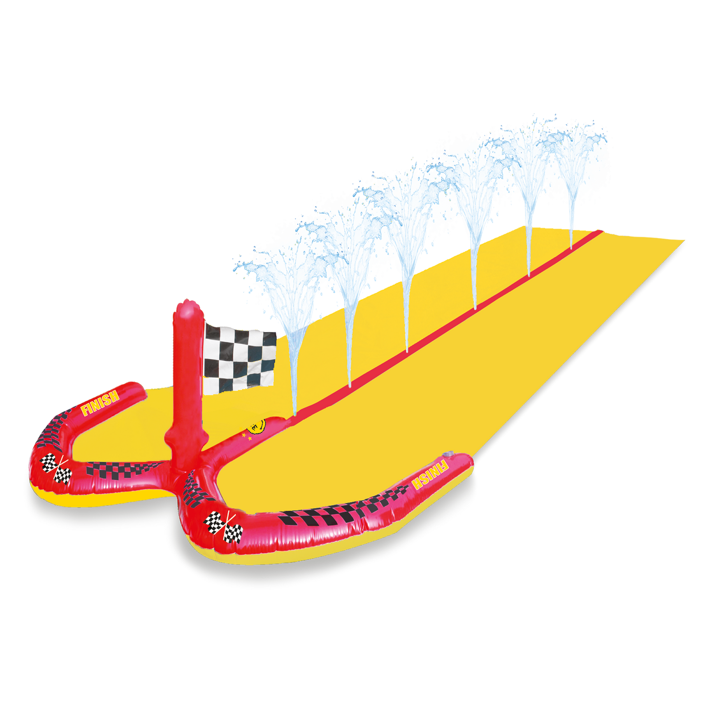 Double Waterslide RACING Sprinkler by Swim Essentials