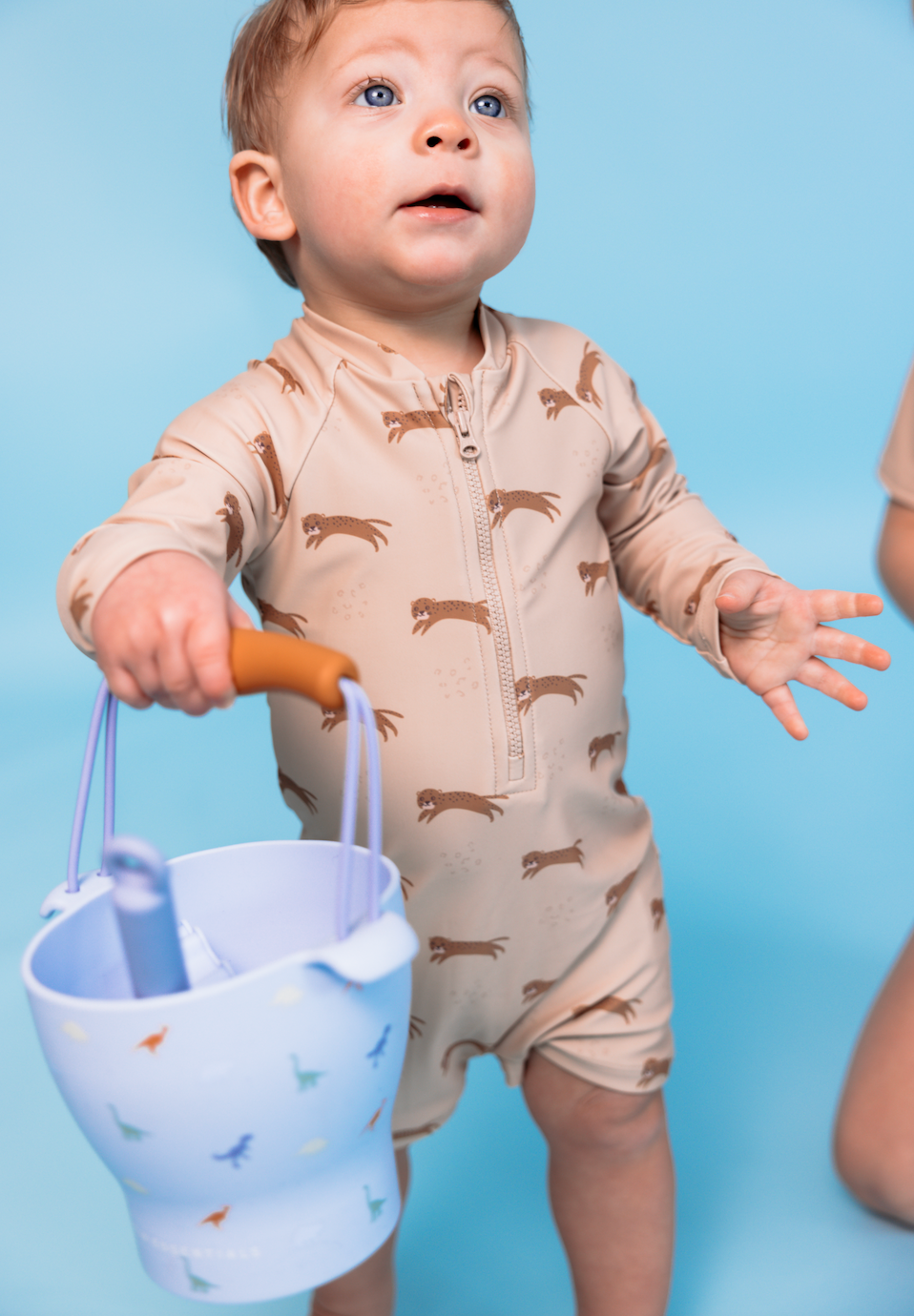 Dino Silicone Sand Bucket set by Swim Essentials