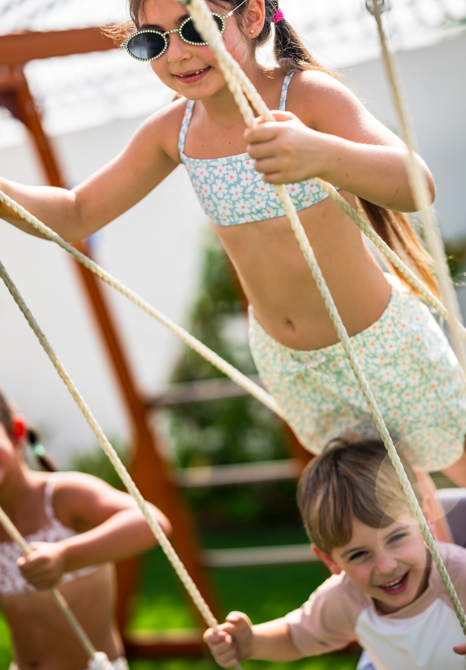 Florish Green Girl shorts by Swim Essentials