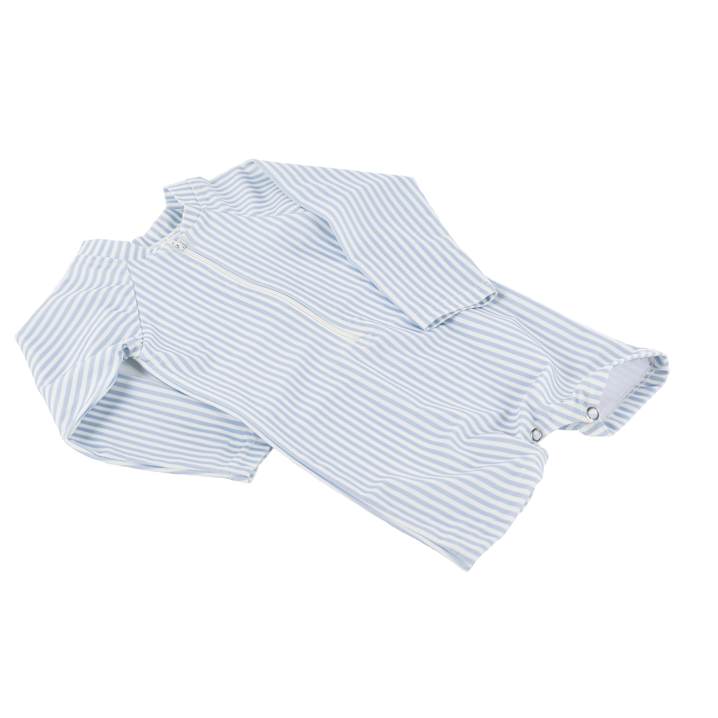 Blue White Striped Baby Swimsuit by Swim Essentials