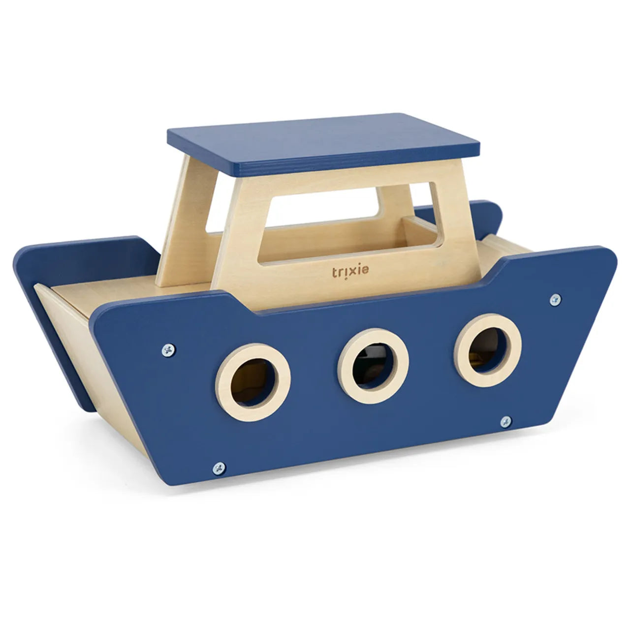 Wooden Ferry Boat - Blue by Trixie