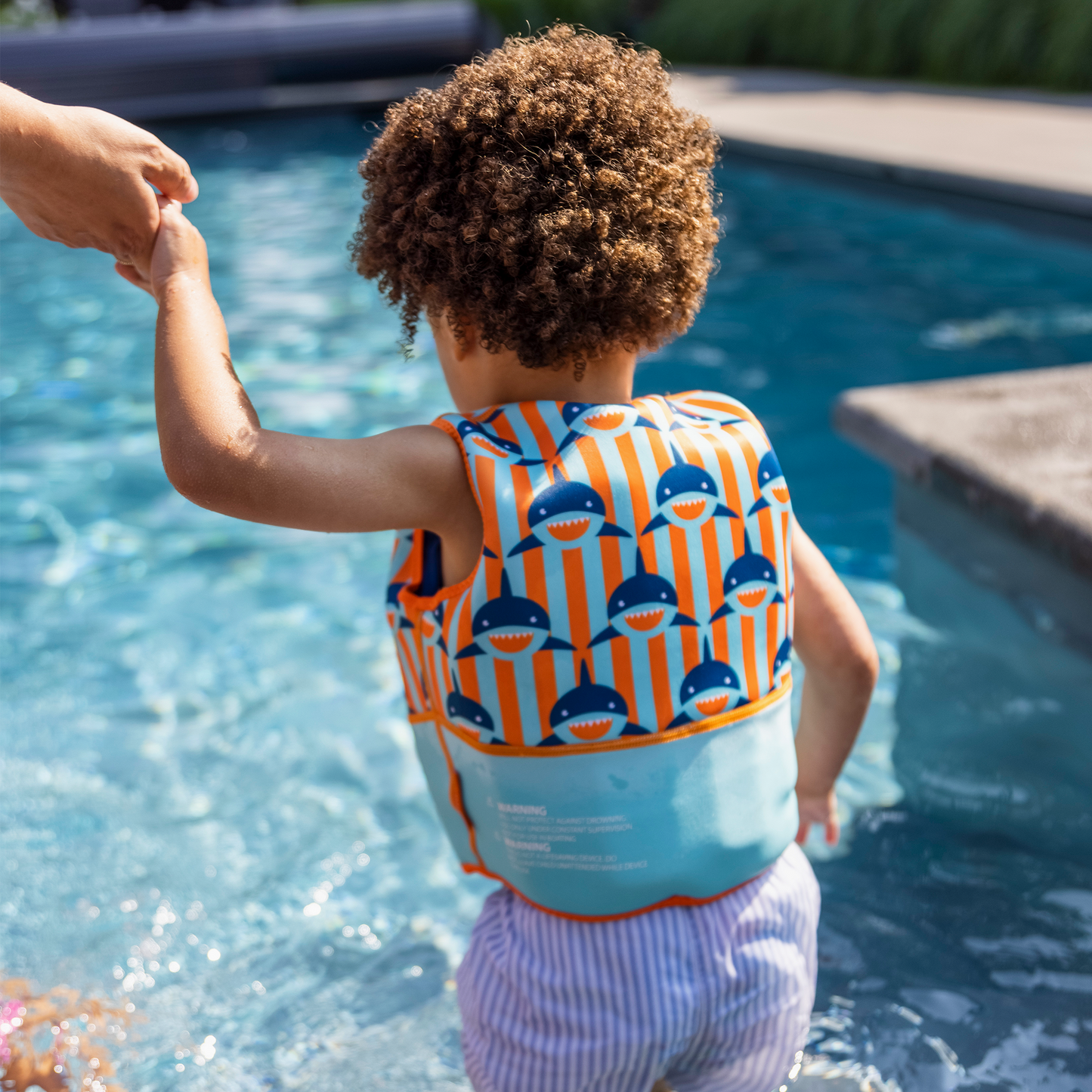 Shark orange Swimming Vest 2-3 years by Swim essentials