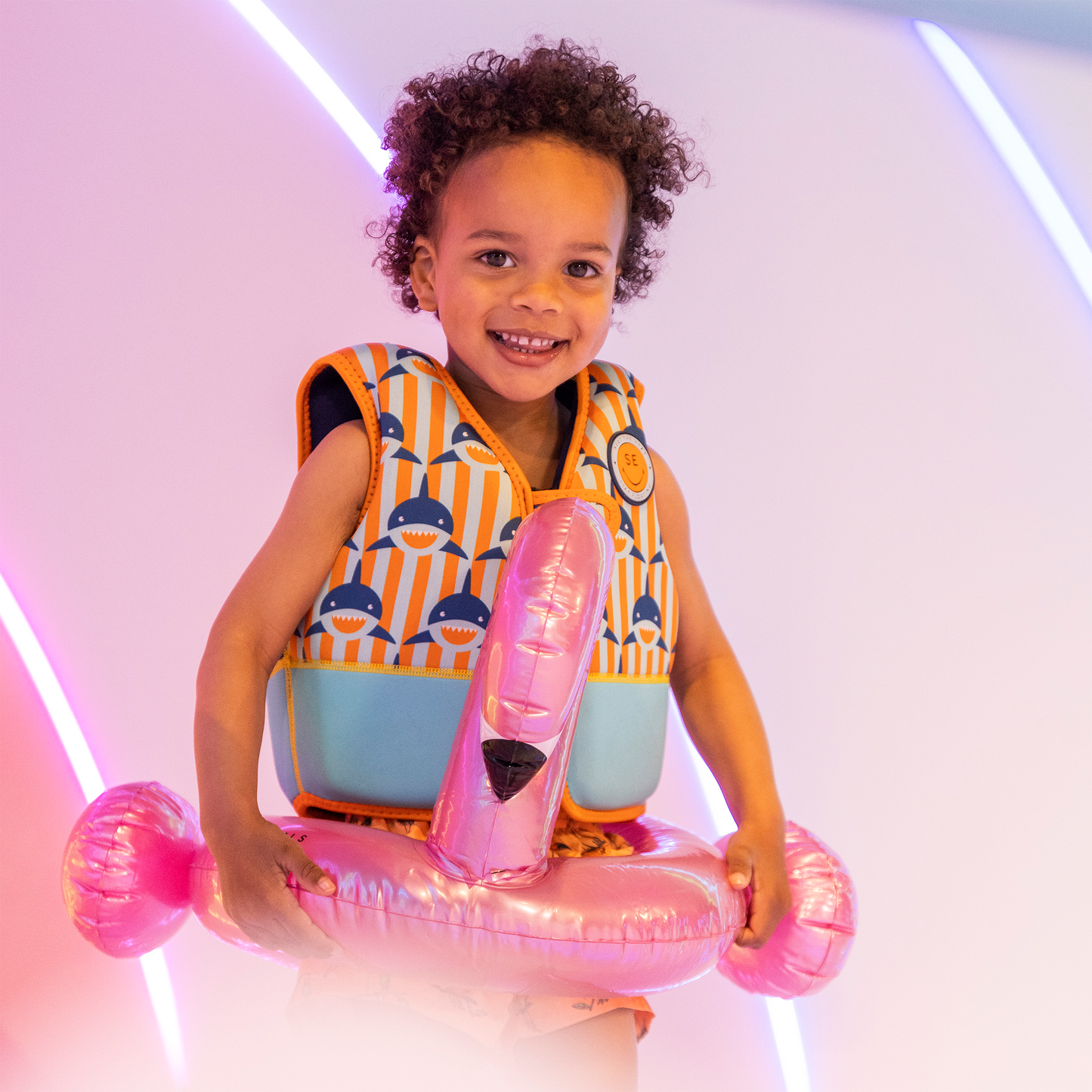Shark orange Swimming Vest 2-3 years by Swim essentials