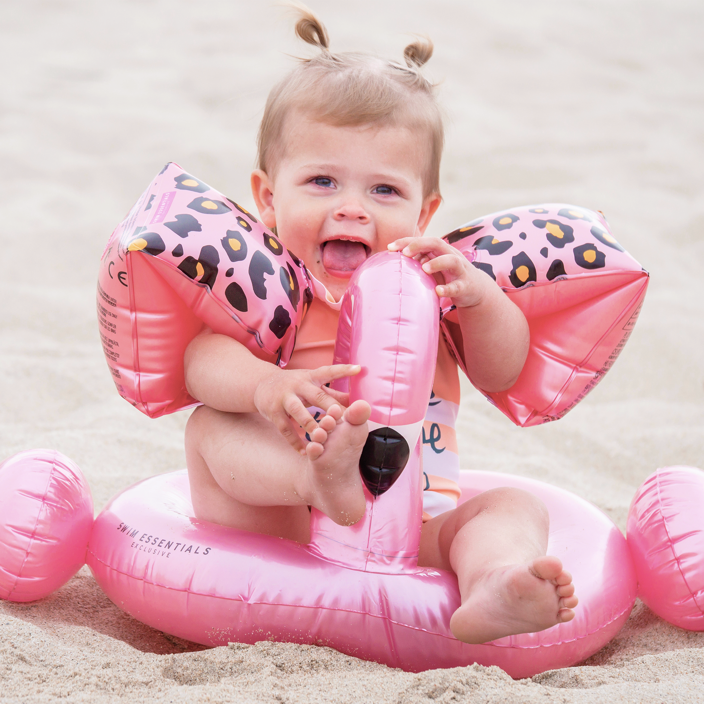 Splitring Rose Gold Flamingo 56 cm - By Swim Essentials