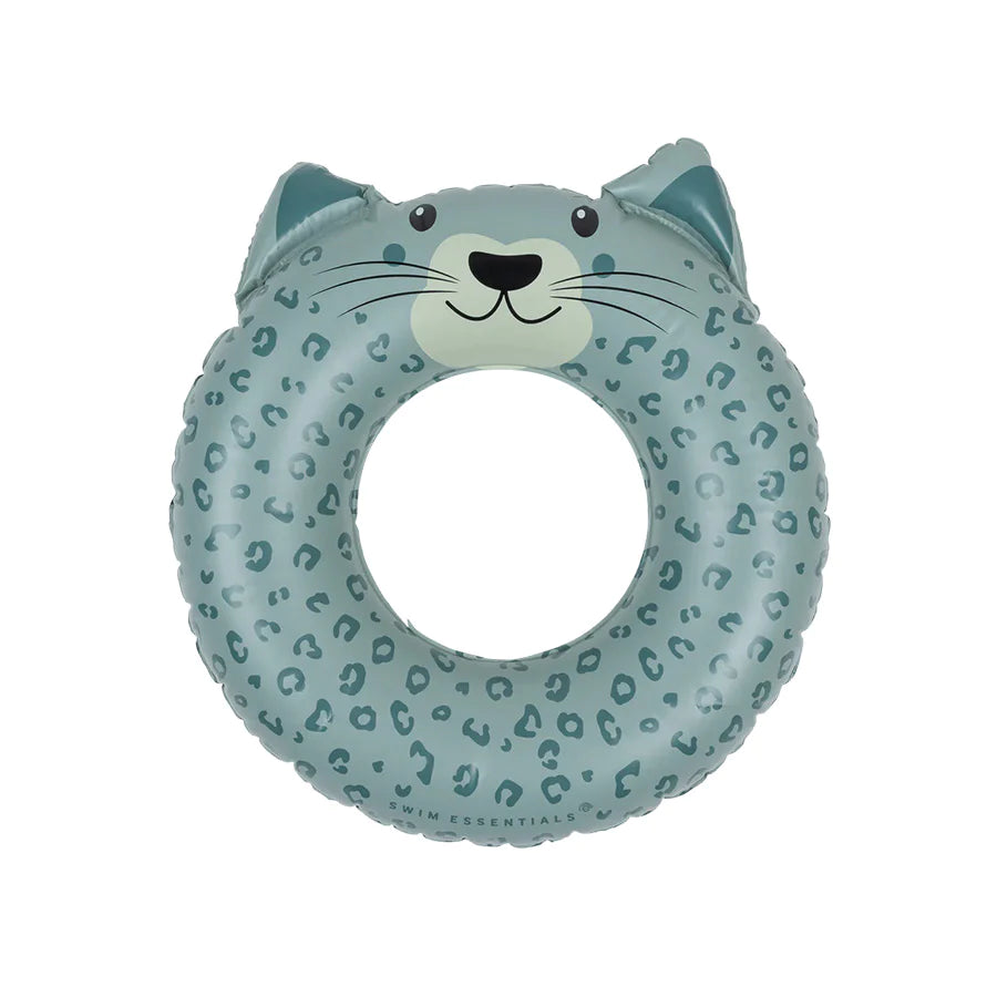 Green leopard Printed Animal Swimring 55 cm - By Swim Essentials