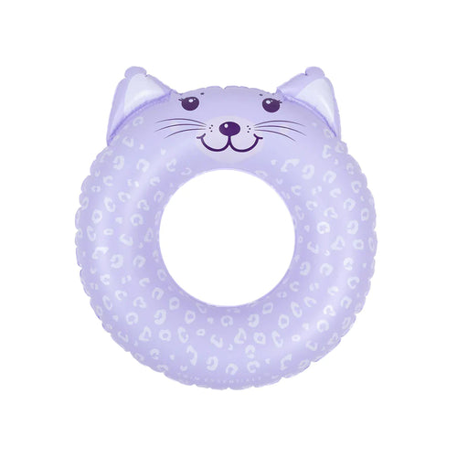 Lila leopard Animal - Swim Ring - 55 cm by Swim Essentials